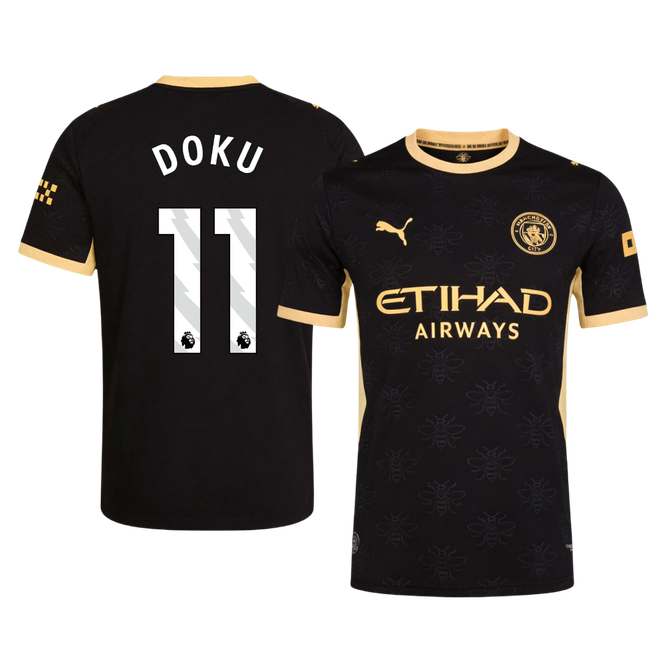 Manchester City 2026/27 Deplasman Forması DOKU #11 - Oyuncu Versiyonu