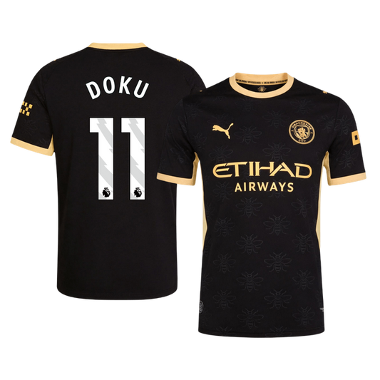 Manchester City 2026/27 Deplasman Forması DOKU #11 - Oyuncu Versiyonu
