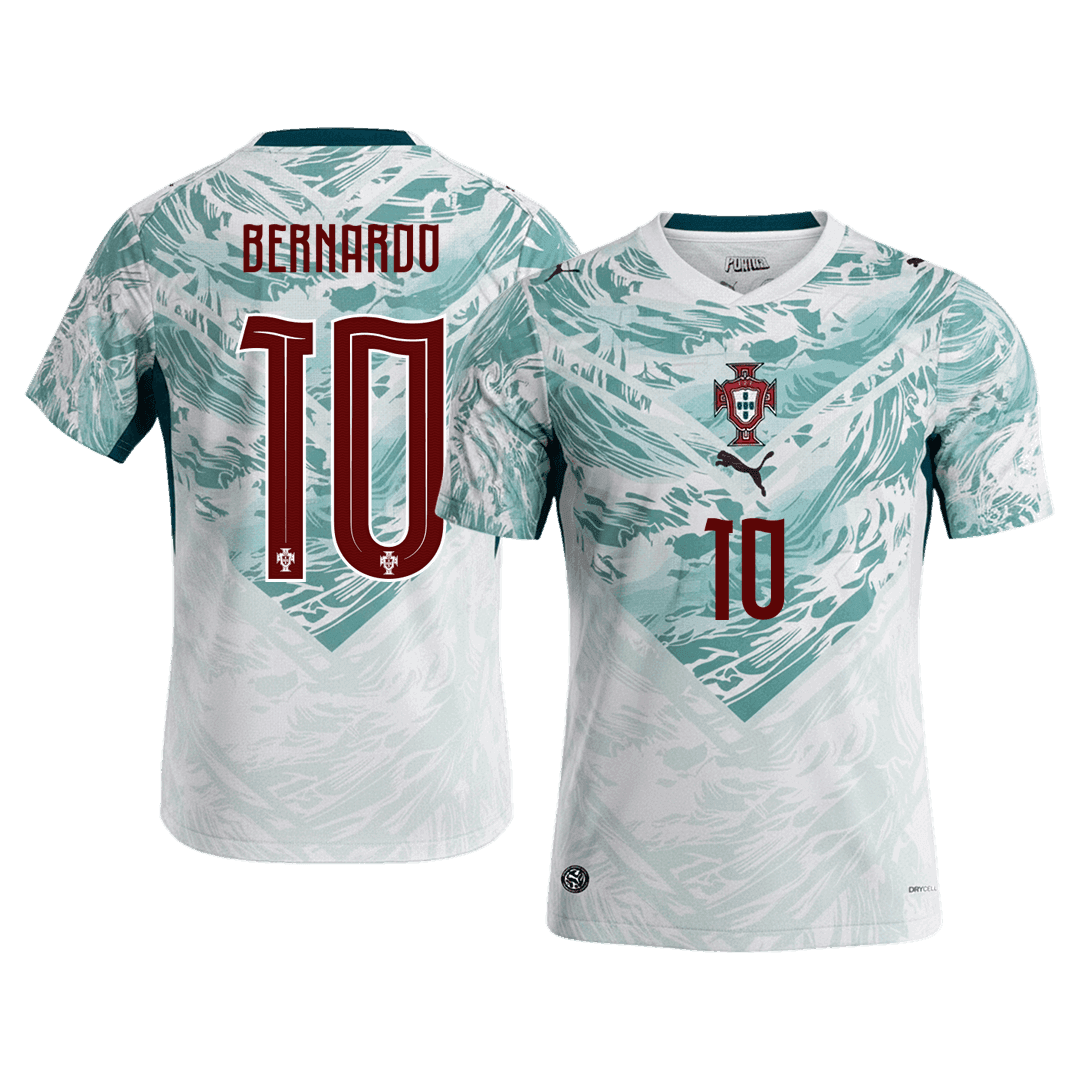 Portekiz 2026 Dünya Kupası Deplasman Forması BERNARDO #10