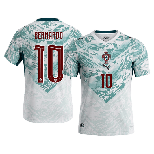 Portekiz 2026 Dünya Kupası Deplasman Forması BERNARDO #10