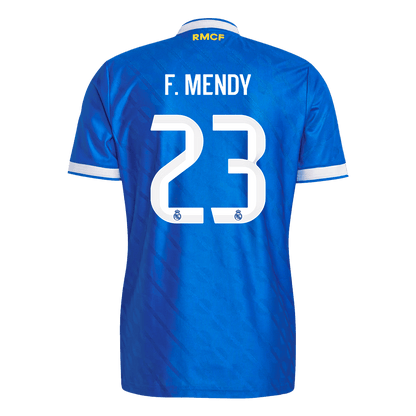 Real Madrid 2025/26 Üçüncü Forması F. MENDY #23 - Oyuncu Versiyonu