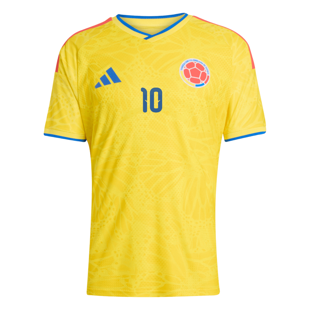 Colombia 2026 Dünya Kupası İç Saha Forması JAMES #10 - Oyuncu Versiyonu