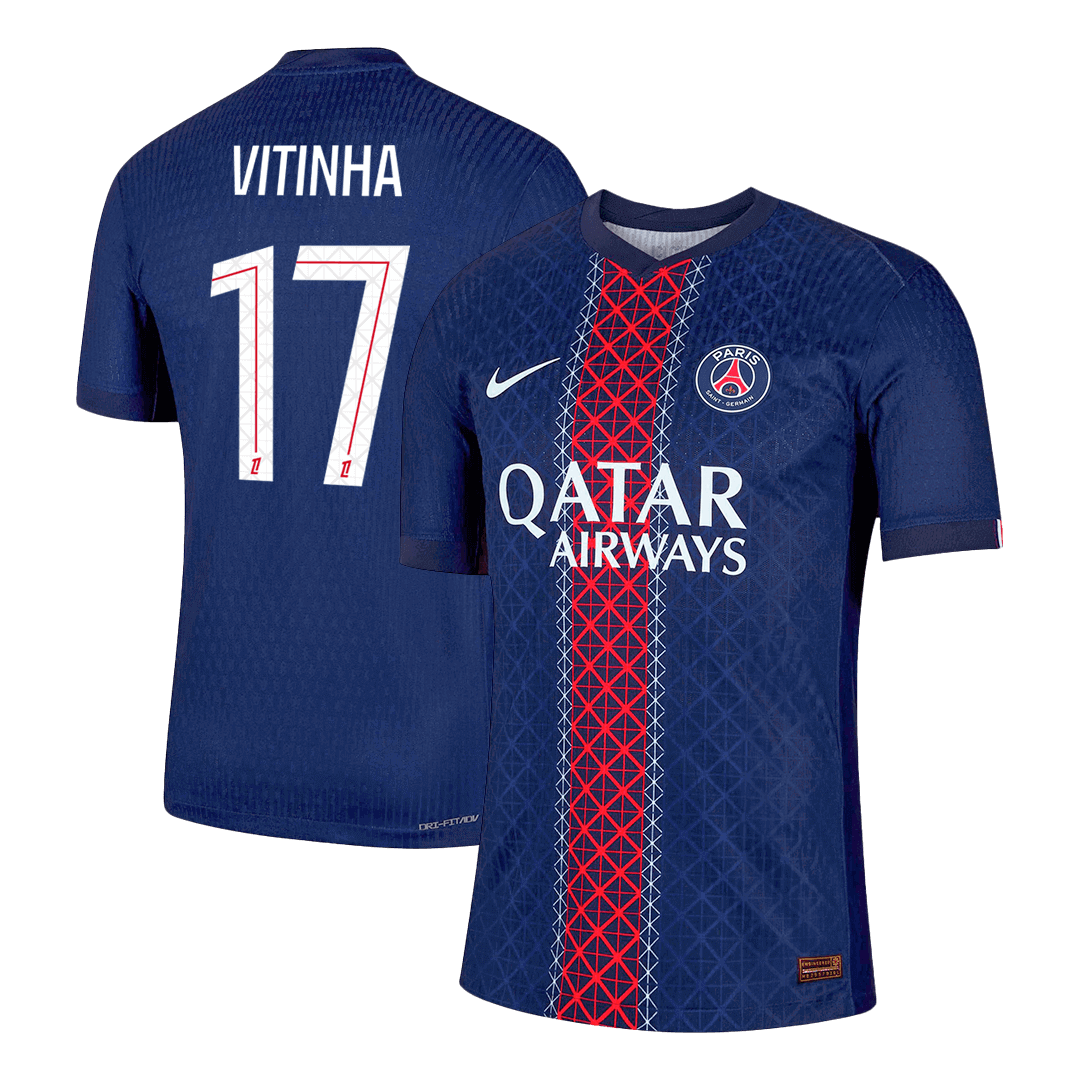 PSG 2025/26 İç Saha Forması VITINHA #17 - Oyuncu Versiyonu