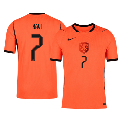 Hollanda 2026 Dünya Kupası İç Saha Forması XAVI #7 - Oyuncu Versiyonu