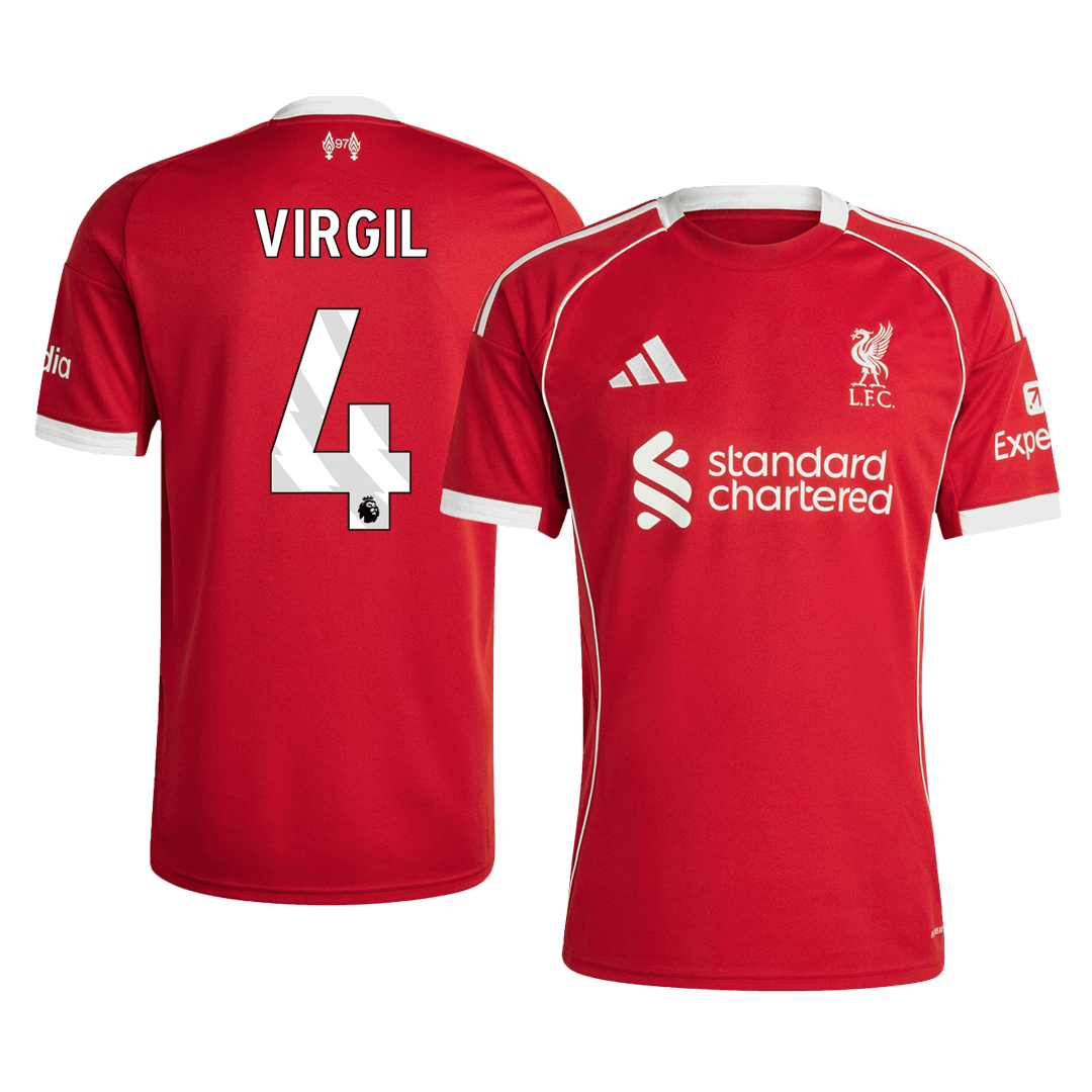 Liverpool 2025/26 İç Saha Forması VIRGIL #4