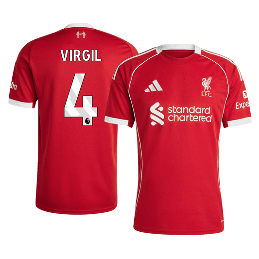 Liverpool 2025/26 İç Saha Forması VIRGIL #4