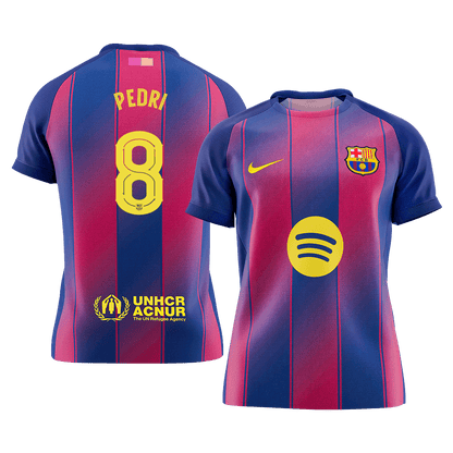 Barcelona 2025/26 İç Saha Forması PEDRI #8 - UCL [PREMIUM]