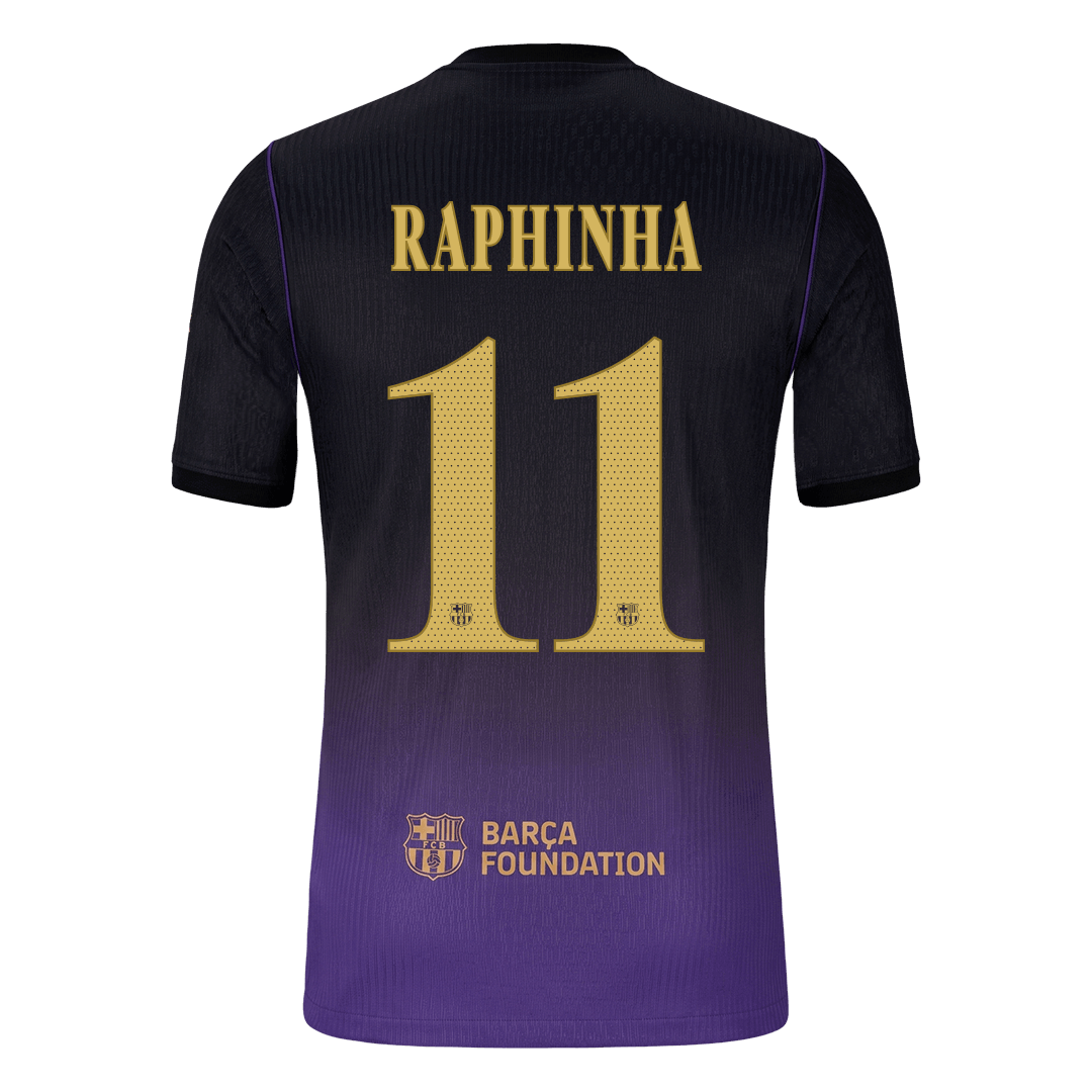 Barcelona 2026/27 Deplasman Forması RAPHINHA #11 - UCL - Oyuncu Versiyonu