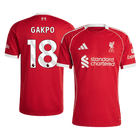 Liverpool 2025/26 İç Saha Forması GAKPO #18