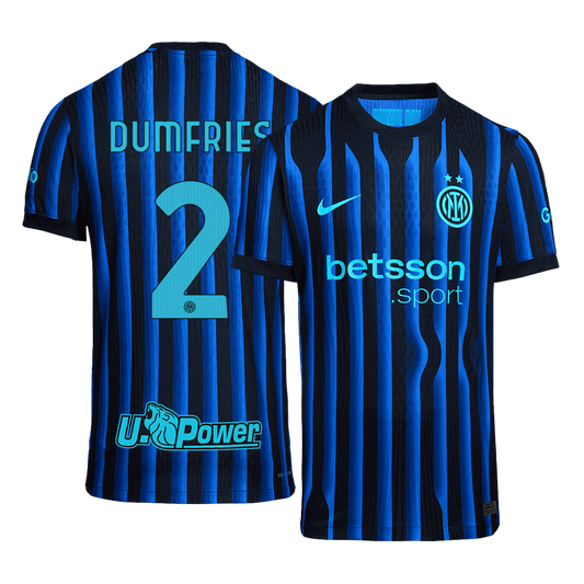 Inter Milan 2025/26 İç Saha Forması DUMFRIES #2 - Oyuncu Versiyonu