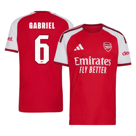 Arsenal 2026/27 İç Saha Forması GABRIEL #6 - UCL - Oyuncu Versiyonu