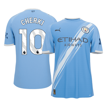 Manchester City 2025/26 İç Saha Forması CHERKI #10 [PREMIUM]