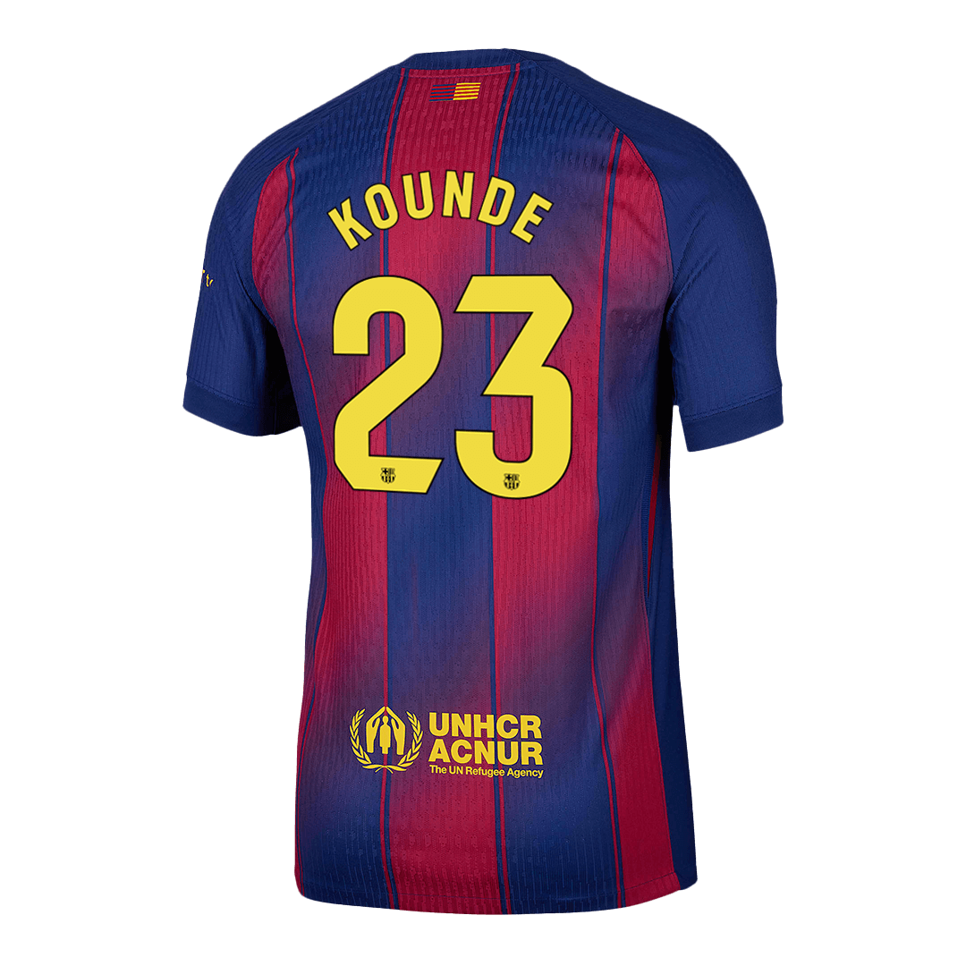 Barcelona 2025/26 İç Saha Forması KOUNDE #23 - Oyuncu Versiyonu