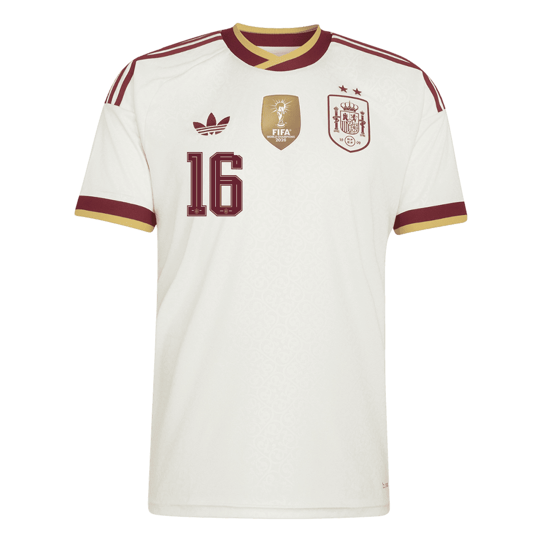İspanya 2026 Dünya Kupası Deplasman Forması RODRIGO #16