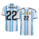 Arjantin 2026 Dünya Kupası İç Saha Forması L. MARTINEZ #22 [PREMIUM]