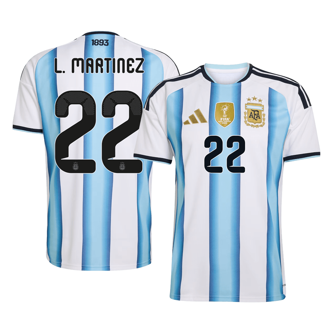 Arjantin 2026 Dünya Kupası İç Saha Forması L. MARTINEZ #22 [PREMIUM]