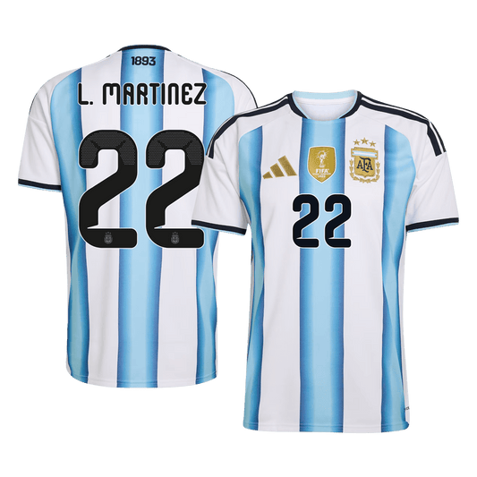 Arjantin 2026 Dünya Kupası İç Saha Forması L. MARTINEZ #22 [PREMIUM]