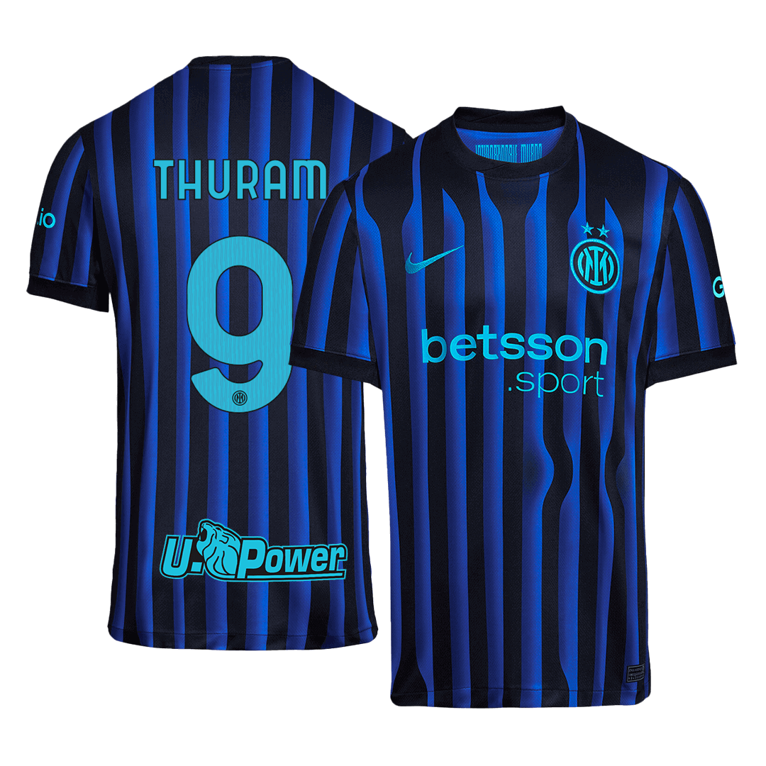 Inter Milan 2025/26 İç Saha Forması THURAM #9