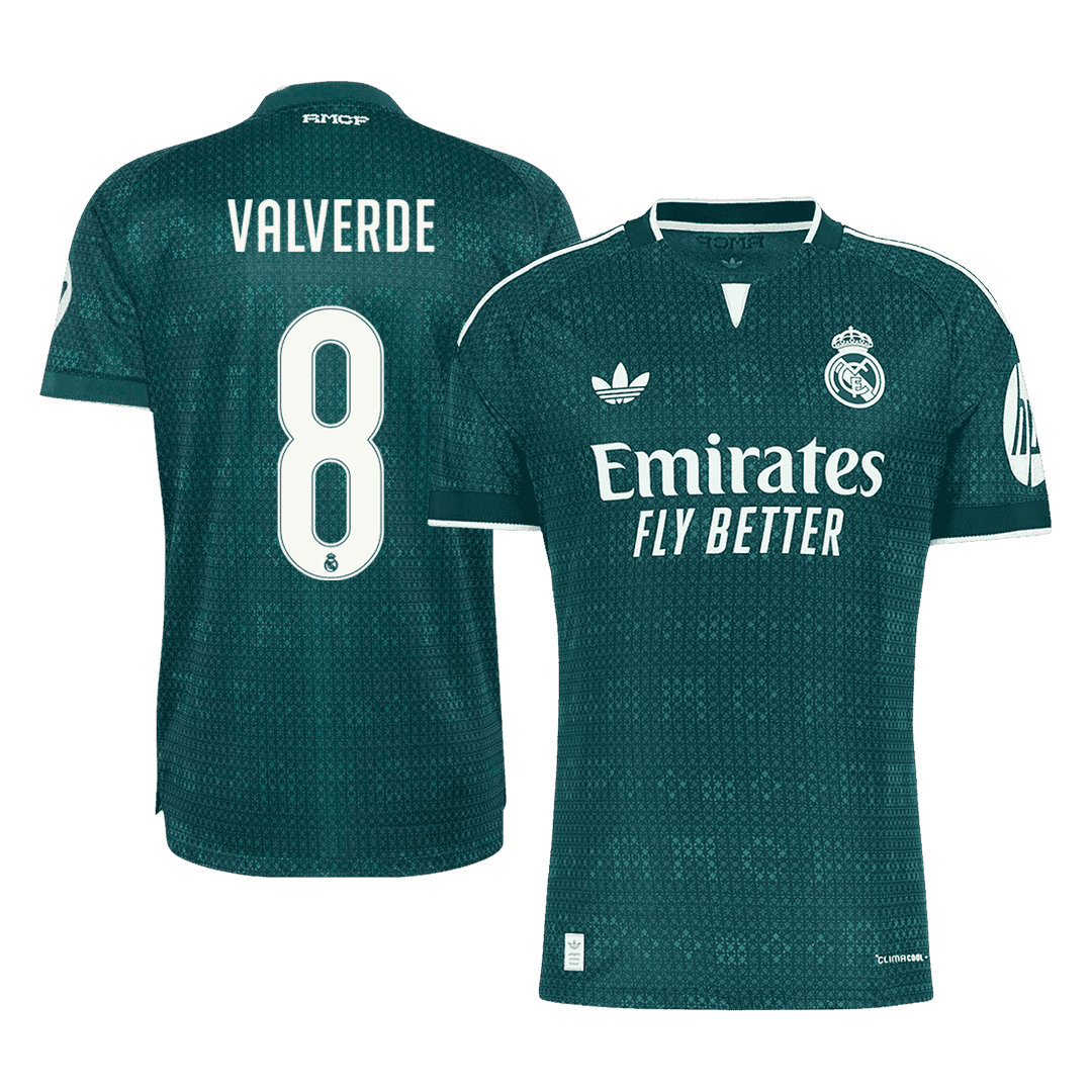 Real Madrid 2026/27 Deplasman Forması VALVERDE #8 - Oyuncu Versiyonu