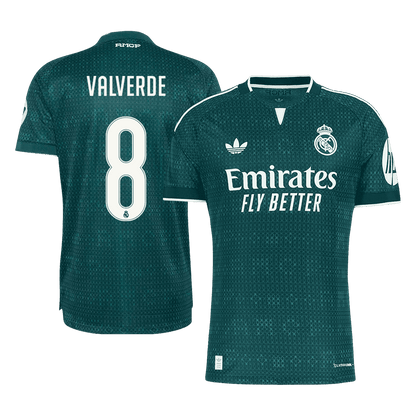 Real Madrid 2026/27 Deplasman Forması VALVERDE #8 - Oyuncu Versiyonu