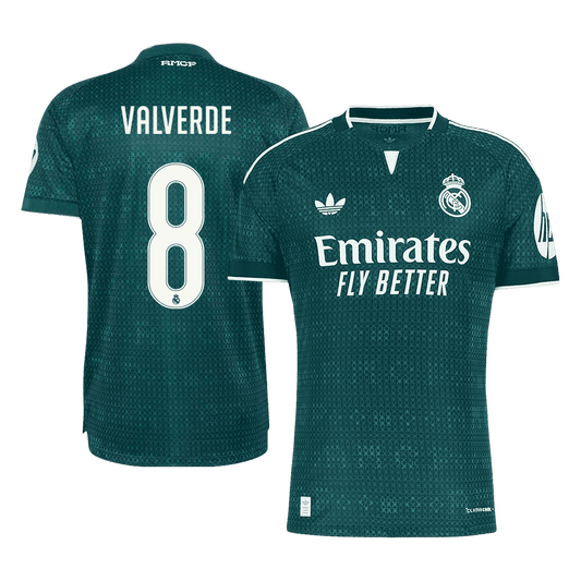 Real Madrid 2026/27 Deplasman Forması VALVERDE #8 - Oyuncu Versiyonu