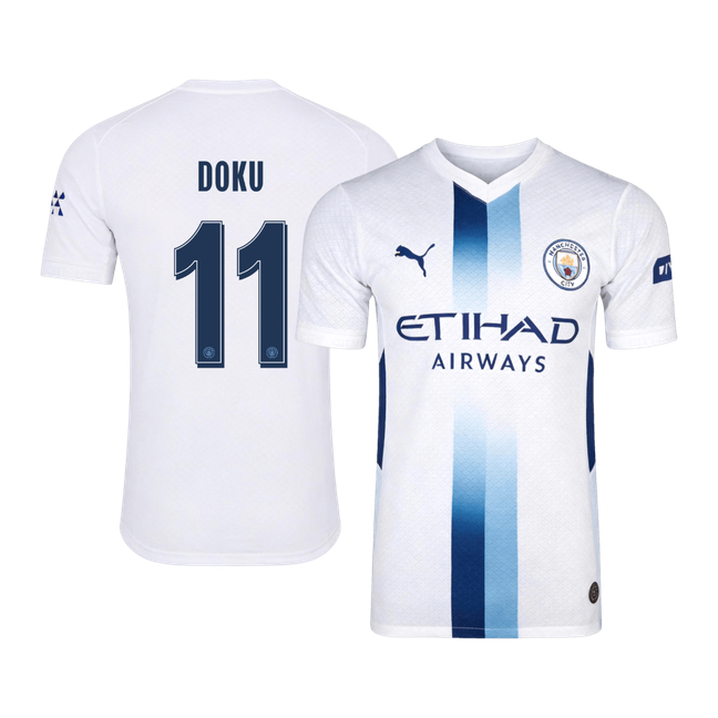 Manchester City 2026/27 Üçüncü Forması DOKU #11 - UCL - Oyuncu Versiyonu