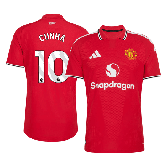 Manchester United 2026/27 İç Saha Forması CUNHA #10 - Oyuncu Versiyonu