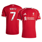 Liverpool 2025/26 İç Saha Forması WIRTZ #7