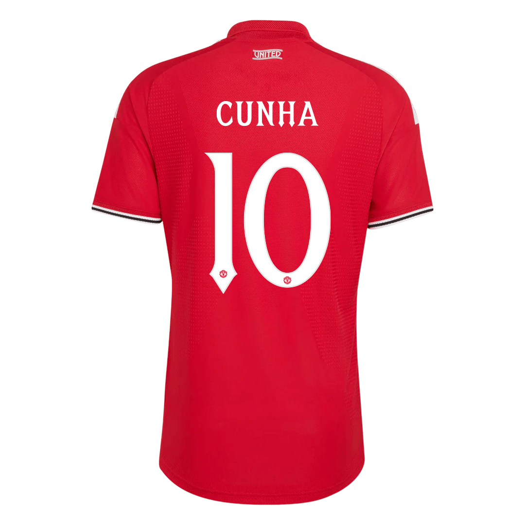 Manchester United 2026/27 İç Saha Forması CUNHA #10 - UCL - Oyuncu Versiyonu