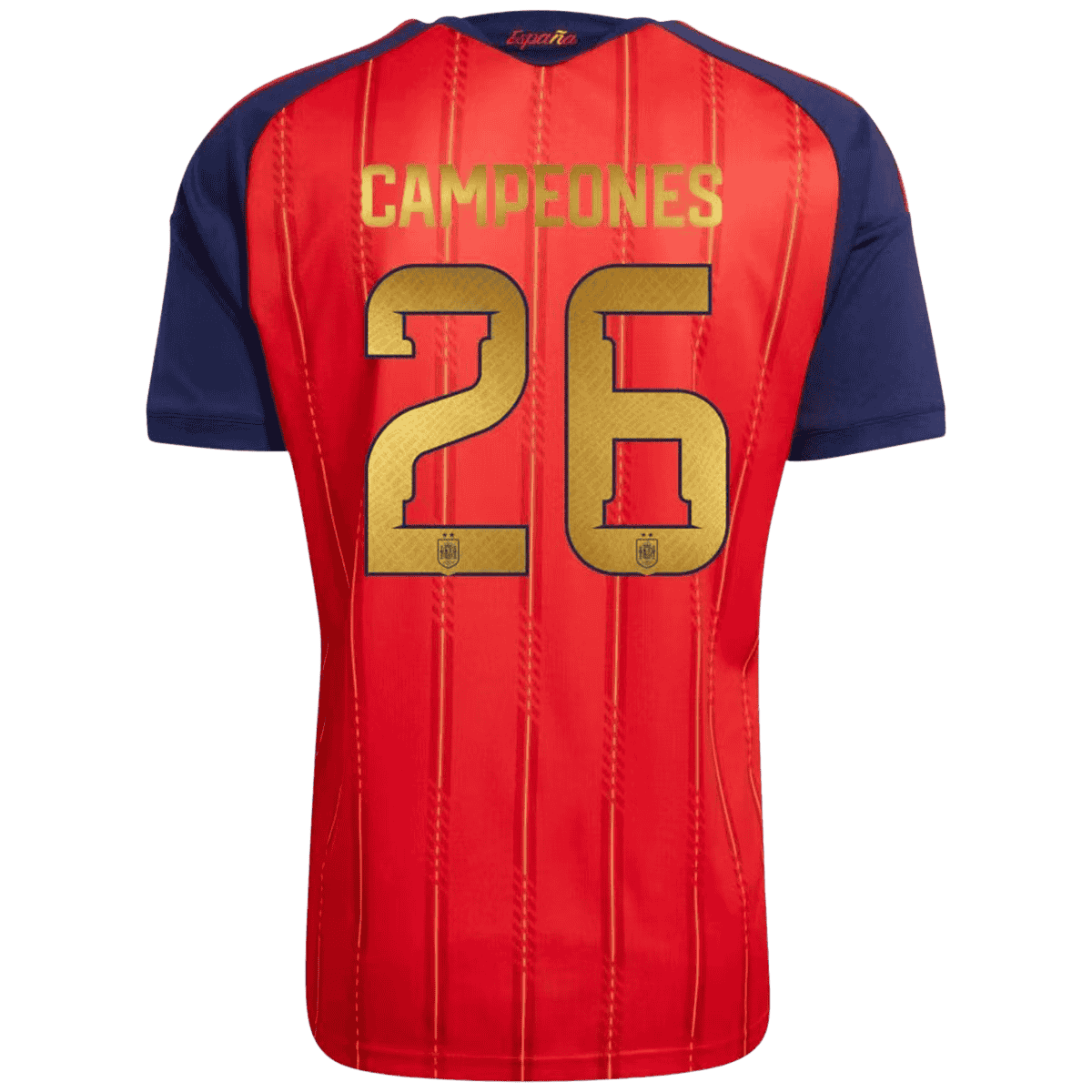 İspanya 2026 Dünya Kupası İç Saha Forması CAMPEONES #26 [PREMIUM]