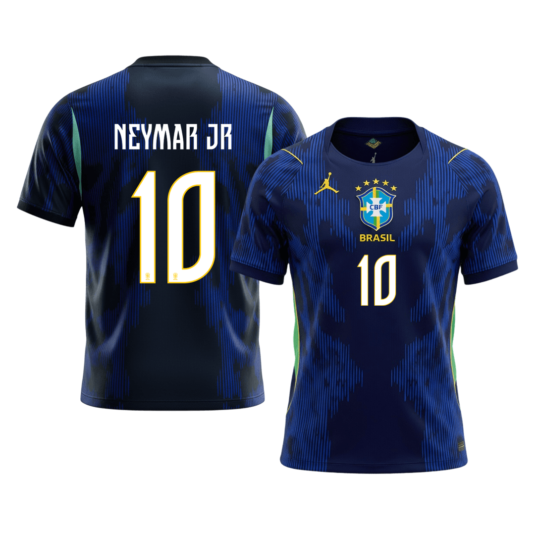 Brazil 2026 Dünya Kupası Deplasman Forması NEYMAR JR #10 - Oyuncu Versiyonu