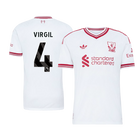Liverpool 2026/27 Deplasman Forması VIRGIL #4 - Oyuncu Versiyonu