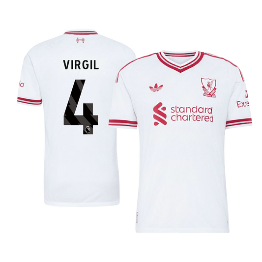 Liverpool 2026/27 Deplasman Forması VIRGIL #4 - Oyuncu Versiyonu