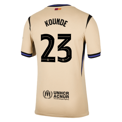 Barcelona 2025/26 Deplasman Forması KOUNDE #23 - UCL