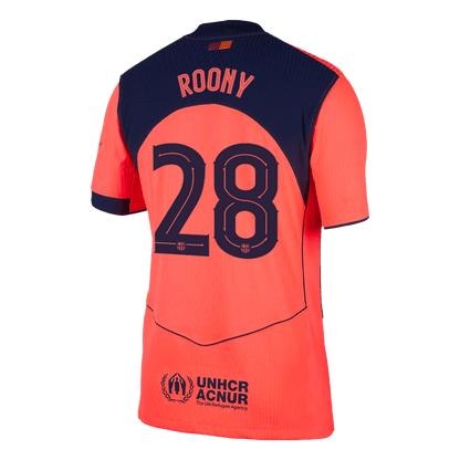 Barcelona 2025/26 Üçüncü Forması ROONY #28 - Oyuncu Versiyonu