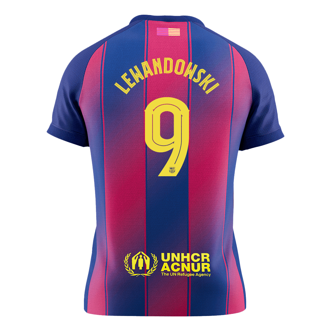 Barcelona 2025/26 İç Saha Forması LEWANDOWSKI #9 - UCL [PREMIUM]