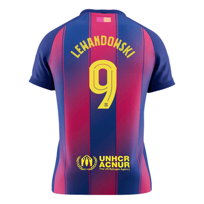 Barcelona 2025/26 İç Saha Forması LEWANDOWSKI #9 - UCL [PREMIUM]