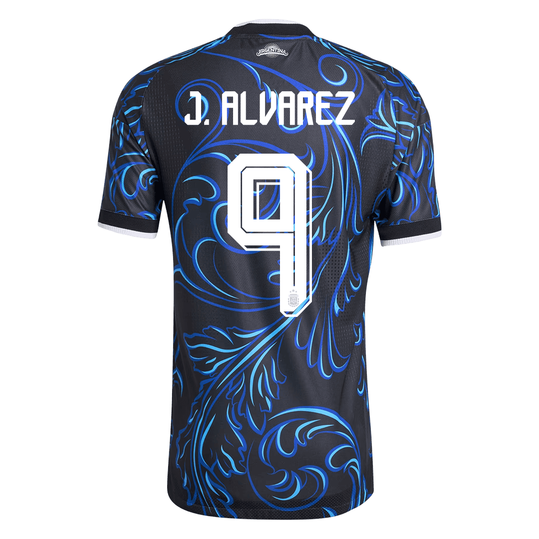 Arjantin 2026 Dünya Kupası Deplasman Forması J. ALVAREZ #9 - Oyuncu Versiyonu