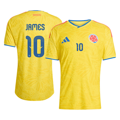 Colombia 2026 Dünya Kupası İç Saha Forması JAMES #10 - Oyuncu Versiyonu