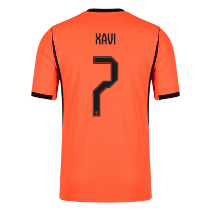 Hollanda 2026 Dünya Kupası İç Saha Forması XAVI #7 - Oyuncu Versiyonu