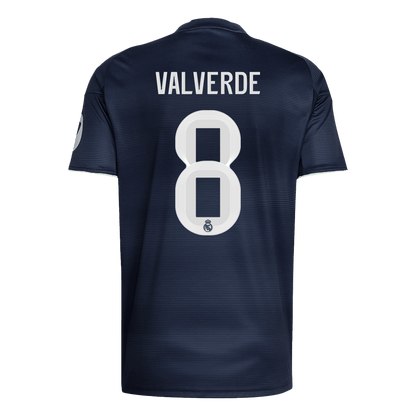 Real Madrid 2025/26 Deplasman Forması VALVERDE #8 [PREMIUM]