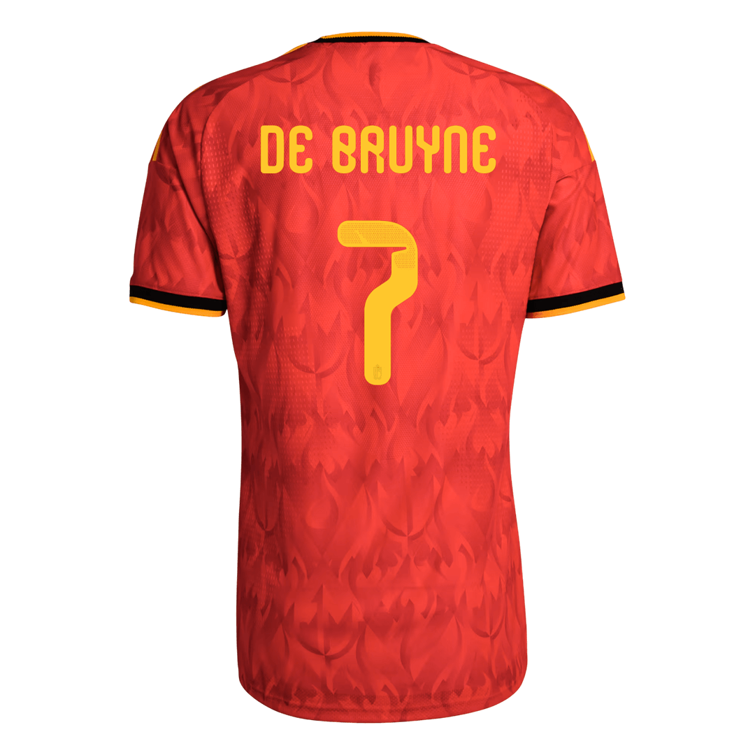 Belgium 2026 Dünya Kupası İç Saha Forması DE BRUYNE #7 - Oyuncu Versiyonu
