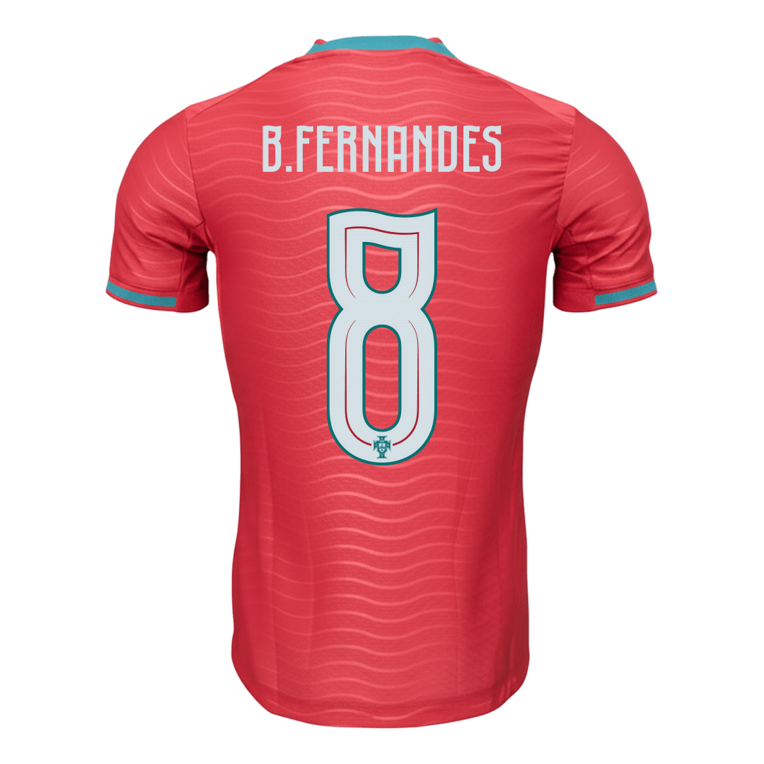 Portekiz 2026 Dünya Kupası İç Saha Forması B.FERNANDES #8 - Oyuncu Versiyonu