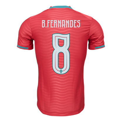 Portekiz 2026 Dünya Kupası İç Saha Forması B.FERNANDES #8 - Oyuncu Versiyonu