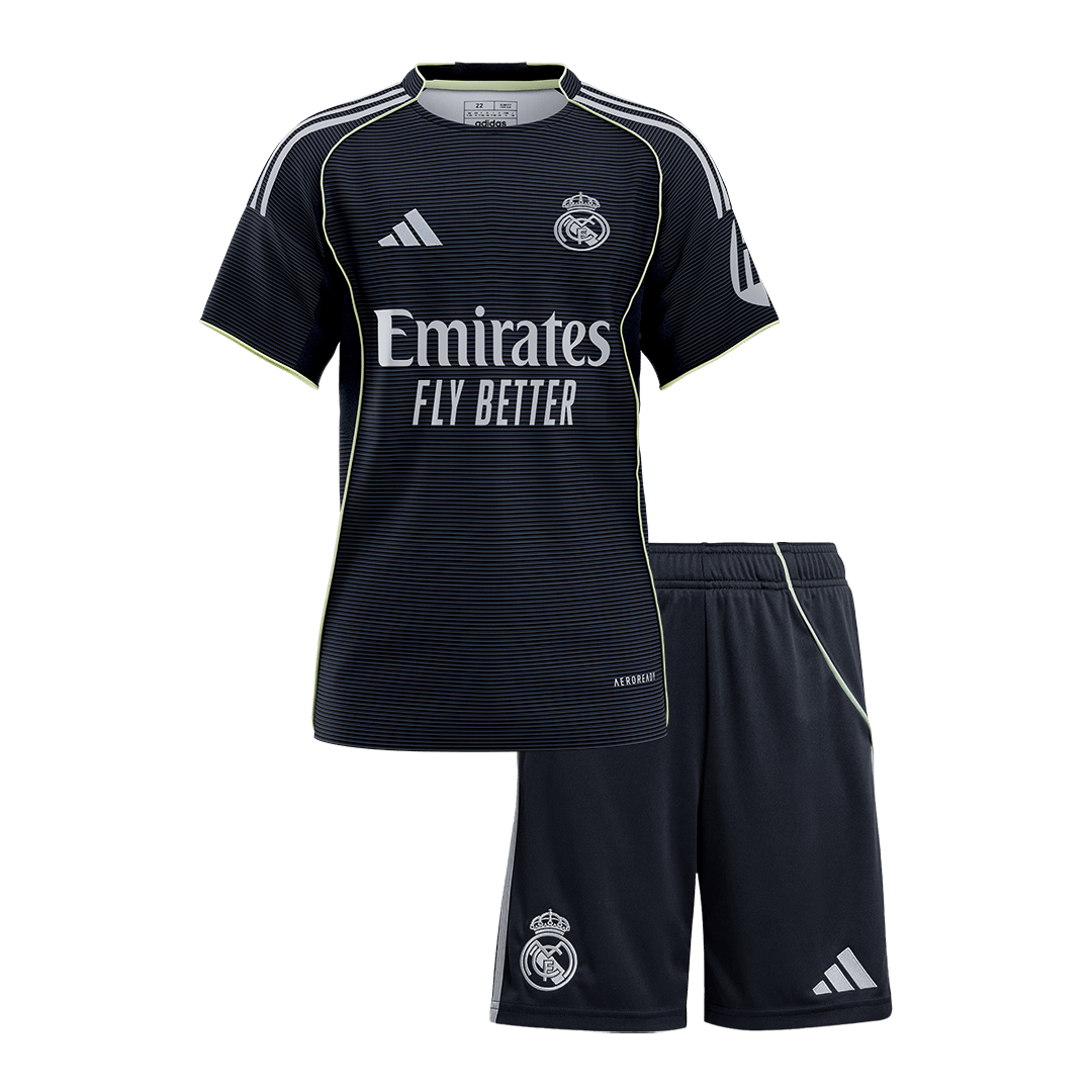 Real Madrid 2025/26 Çocuk Deplasman Forma Seti [PREMIUM]