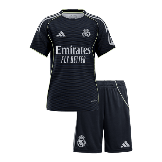 Real Madrid 2025/26 Çocuk Deplasman Forma Seti [PREMIUM]