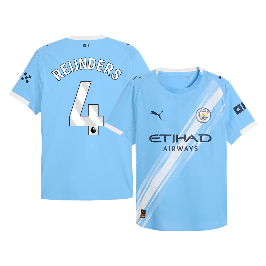 Manchester City 2025/26 İç Saha Forması REIJNDERS #4 - Oyuncu Versiyonu