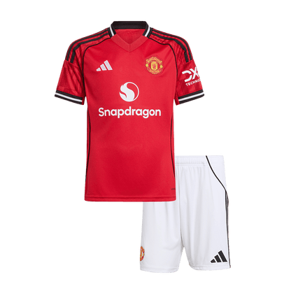Manchester United 2025/26 Çocuk İç Saha Forma Seti