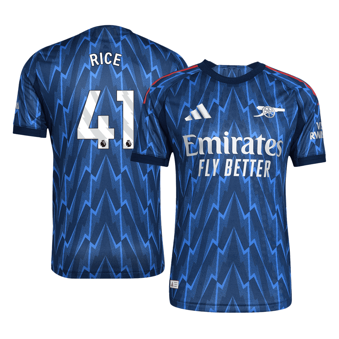 Arsenal 2025/26 Deplasman Forması RICE #41 - Oyuncu Versiyonu