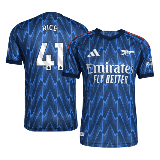Arsenal 2025/26 Deplasman Forması RICE #41 - Oyuncu Versiyonu